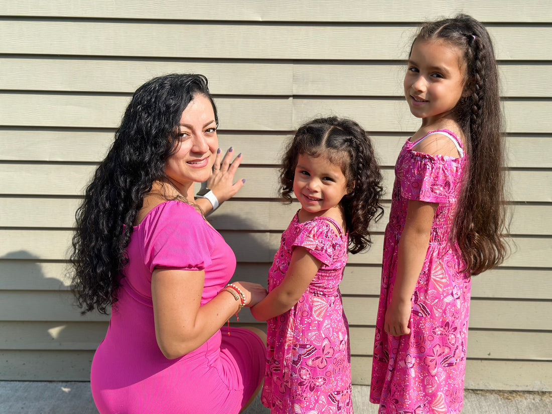 Sandra and daughters
